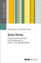 Text: "Gute Reise: Empirische Erkenntnisse und Perspektiven zu Kinder- und Jugendfreizeiten." Vertikale Streifen in diversen Farben., Buch