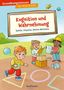 Grundkompetenzen für Kita-Kinder: Kinder spielen mit Formen und Bauklötzen auf einem Spielplatz, fröhliche Atmosphäre., Buch