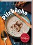Text: "Pilzküche", "Empfohlen von Landlust". Ein Suppenteller mit Pilzen und ein Brotstange, daneben ein goldener Löffel.