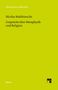„Philosophische Bibliothek. Nicolas Malebranche. Gespräche über Metaphysik und Religion.“ Gelber Hintergrund, Meiner-Logo., Buch