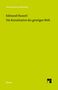 Titel: "Edmund Husserl - Die Konstitution der geistigen Welt". Grüner Hintergrund, kleiner schwarzer Logo unten rechts.