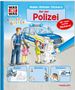 Tatjana Marti: WAS IST WAS Kindergarten Malen Rätseln Stickern Bei der Polizei, Buch
