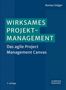 Cover von "Wirksames Projektmanagement" von Roman Stöger. Es zeigt Muster auf dunkelblauem Hintergrund., Buch