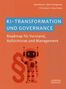 Text: "KI-Transformation und Governance: Roadmap für Vorstand, Aufsichtsrat und Management." Illustration eines Roboters.