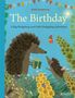 Titel: "The Birthday". Zwei Igel, einer hält ein Geschenk, umgeben von Pflanzen, Wimpeln und einem Marienkäfer.