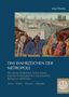 "Jörg Oberste. DAS WAHRZEICHEN DER METROPOLE. Die Pariser Kathedrale Notre-Dame und die Frömmigkeit... Mittelalter." Gemälde: Mittelalterliche Szene mit Rittern und Stadt., Buch