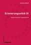 Erinnerungsethik III: Denken nach dem Traditionsbruch von Susanne Möbuß. Roter Hintergrund mit Punkten., Buch