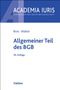 Hans Brox: Allgemeiner Teil des BGB, Buch