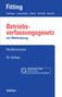 "Betriebsverfassungsgesetz mit Wahlordnung" in Rot, darunter "Handkommentar 33. Auflage" in Weiß auf blauem Hintergrund.