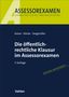 Titel: "Die öffentlich-rechtliche Klausur im Assessorexamen", 7. Auflage. Autoren: Kaiser, Köster, Seegmüller. Verlag: Vahlen., Buch