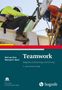 „Teamwork: Diagnose, Entwicklung und Führung“ von Rolf van Dick und Michael A. West. Zwei Arbeiter auf Gerüst., Buch