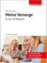 "Meine Vorsorge in nur 30 Minuten" steht in großer Schrift. Darunter sitzen drei lächelnde Menschen an einem Tisch., Buch