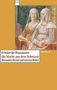 Buchcover: "Die Macht aus dem Schatten" von Friederike Hausmann; zwei historische Figuren in mittelalterlicher Kleidung., Buch