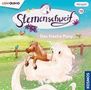 „Sternenschweif: Das freche Pony“ Hörspiel 78. Ein Einhorn und ein Pony auf einer grünen Wiese., CD