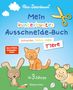Nico Sternbaum: Mein kunterbuntes Ausschneidebuch - Tiere. Ausschneiden, ausmalen, kleben. Ab 3 Jahren, Buch