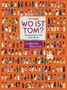 "WO IST TOM? Expedition ins alte Rom". Illustration mit bunten Figuren in antiken Gewändern auf orangenem Hintergrund., Buch