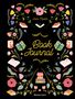 "Julia Myatte", "Book Journal". Bunte florale Illustration mit Büchern, Blumen und Pflanzenornamenten., Buch