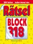 Eberhard Krüger: Rätselblock 318 (5 Exemplare à 2,99 EUR), Buch