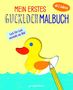 Norbert Pautner: Mein erstes Guckloch-Malbuch für Kinder ab 2 Jahre (Entchen). Ein Kreativ-Mitmachbuch zum Ausmalen und Fertigmalen: Schablone für Schablone und Seite für Seite entsteht dein eigenes Bild!, Buch