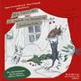 „Der Firlefanz oder die Legende von Harmonie an Weihnachten“ steht auf einem rot umrandeten Titelbild mit einer Zeichnung., Buch