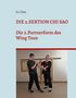 Text: "Jin Dao. DIE 2. SEKTION CHI SAO. Die 2. Partnerform des Wing Tsun." Zwei Menschen üben Kampfkunst., Buch