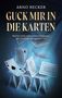 Titel: "Guck mir in die Karten". Untertitel: "Beichte eines nicht existenten Gottes, der trotzdem alles gesehen hat". Haus aus Karten.