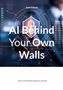 Titel: "AI Behind Your Own Walls" von Juan Falcon.
Im Hintergrund ein digitales Schildmuster., Buch