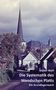Der Titel "Die Systematik des Wendschen Platts" von Walter Wolf. Ein ruhiges Dorf mit Kirche und Fachwerkhäusern.
