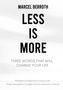 Marcel Berroth: Less is More, Buch