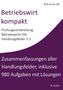 "Betriebswirt kompakt; Klausura.de; Zusammenfassungen und 980 Aufgaben; M. Fischer" auf weiß und lila Hintergrund.