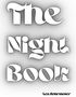 "The Night Book" in geschwungener Schrift, darunter kleiner "Lea Rohrmoser". Schwarzer Text auf weißem Hintergrund., Buch