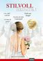 Titel: "STILVOLL HEIRATEN". Fragen: Was zählt wirklich?, Reicht mein Budget?, Wo kann ich sparen?, Wie plane ich meine Traumhochzeit? Illustration: Braut von hinten mit Blumenstrauß., Buch