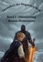 „Chroniken der Magischen Welt Band I – Dämmerung Ramon Mühlemann“ steht über einem Krieger und einem Ritter im Schnee., Buch