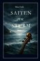 "Saiten im Sturm". Illustration: Stürmisches Meer, Geigenhals im Vordergrund, beleuchteter Leuchtturm am Horizont., Buch