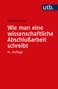 Umberto Eco: Wie man eine wissenschaftliche Abschlussarbeit schreibt, Buch