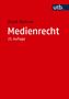 Frank Fechner, Medienrecht, 23. Auflage. Roter Hintergrund, "utb." Logo oben rechts.