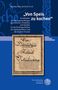 "Von Speis zu kochen", Buch, Buch