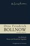Otto Fr. Bollnow: Otto Friedrich Bollnow: Schriften, Buch