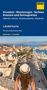 : ADAC LänderKarte Kroatien, Bosnien und Herzegowina, Serbien, Montenegro 1:750 000, Div.