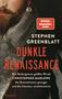 SPIGEL Bestseller-Autor. Stephen Greenblatt: "Dunkle Renaissance". Historische Illustration eines Mannes mit Bart und Ohrring., Buch