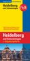 : Falk Stadtplan Extra Standardfaltung Heidelberg und Schwetzingen mit Ortsteilen, Div.