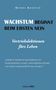 „Wachstum beginnt beim ersten Nein. Vertriebslektionen fürs Leben.“ Titel auf blauem Hintergrund., Buch