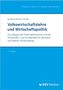"Volkswirtschaftslehre und Wirtschaftspolitik", blaue Covergestaltung mit weißen und blauen Schriftzügen., Buch