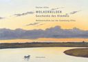 Text: Florian Illies, Wolkenbilder, Geschenke des Himmels, Wolkenstudien aus der Sammlung Illies, Schirmer/Mosel. 

Illustration: Ein Fluss vor einem bewölkten Himmel bei Sonnenuntergang., Buch
