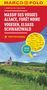: MARCO POLO Karte Frankreich Vogesen, Elsass, Schwarzwald 1:200 000, Div.