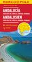 : MARCO POLO Karte Andalusien, Costa del Sol, Sevilla, Cordoba, Granada 1:200 000, Buch