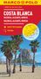 : MARCO POLO Karte Costa Blanca, Valencia, Alicante, Castellón, Murcia 1:200 000, Buch