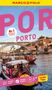 Nr. 1 meistgekaufter Reiseführer. Porto. Reisen mit Insider Tipps. Ein Fluss mit Brücke und Booten vor historischen Gebäuden., Buch