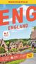 Text: "ENG", "England", "Nr.1 meistgekaufter Reiseführer", "Urlaubsplaner", "Erlebnissgarantie", "Reisen mit Insider-Tipps".<br>
Bild von malerischen Steinhäusern in ländlicher Umgebung., Buch