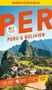 "Nr.1 Meistgekaufter Reiseführer", "PERU & BOLIVIEN", "MARCO POLO". Zeigt Machu Picchu vor blauem Himmel., Buch